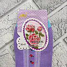 Шкарпетки жіночі короткі весна\осінь KAERDAN BF-07 36-41р.безшовні асорті(квіточки) 20008413, фото 4