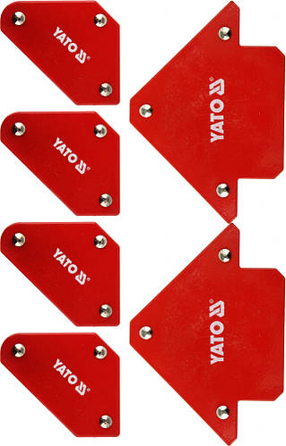 Магнитные Уголки Для Сварки 6 шт 45°, 90°, 135° YATO (YT-08678) (ID ...