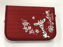 Пенал з наповненням Herlitz Giraffe on red, 19 предметів