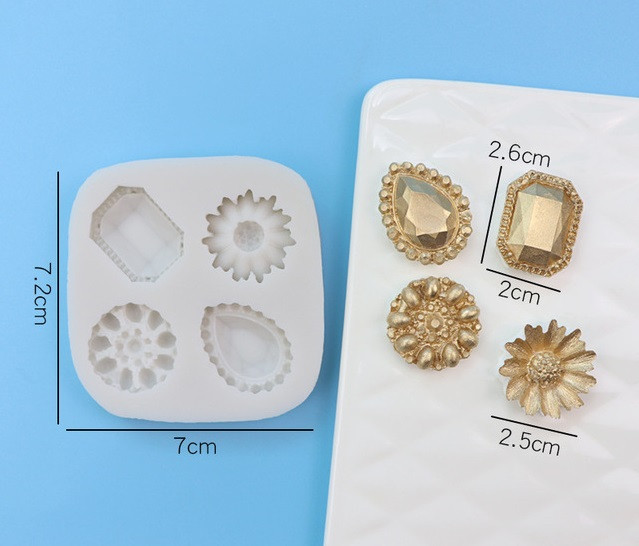 Силіконовий молд, форма, Прикраси №3, фото 1