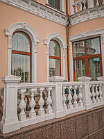 Фасадный декор из пенопласта, оформление фасада, дизайн фасада