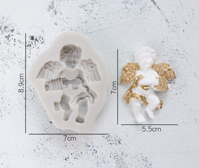 Силіконовий молд, форма, Янгол 6, фото 1