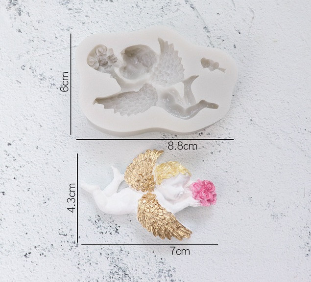 Силіконовий молд, форма, Янгол 7, фото 1