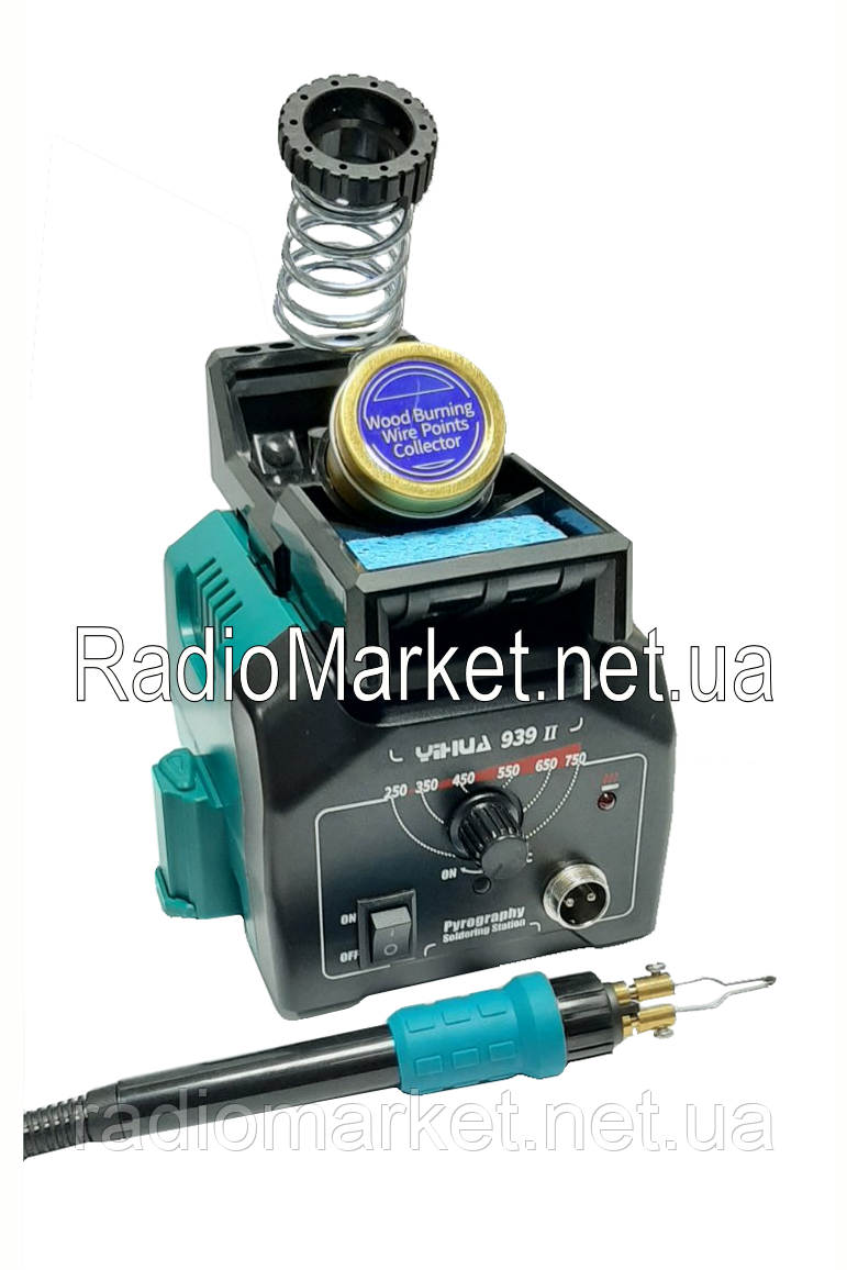 Станція для випалювання YIHUA 939-II, 25W, 250-750 ° C + 20насадок, фото 1