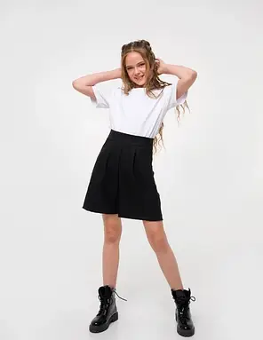 Шорти для дівчинки SMIL 112370 Чорні 152 см, фото 3