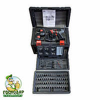 Дриль-шуруповерт акумуляторний з насадками виробництва Польща, набір інструменту в кейсі