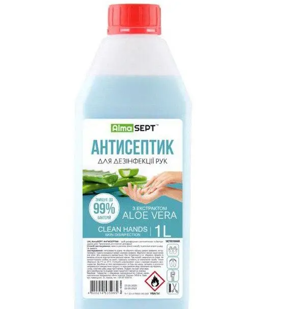 Антисептик Для рук Alma Sept Бактерицидний 1000 мл. З Червоне Віра