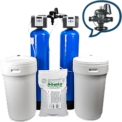 Система пом'якшення води 1017 Clack TT СK TWIN + Clack MAV (альтернатор)