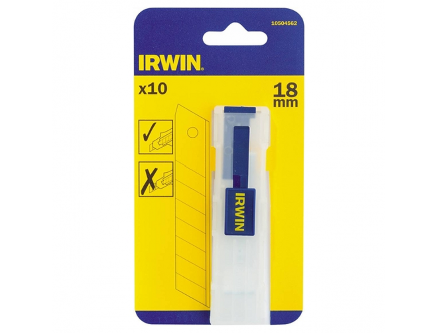 Леза IRWIN 18 мм 10 шт 10504562