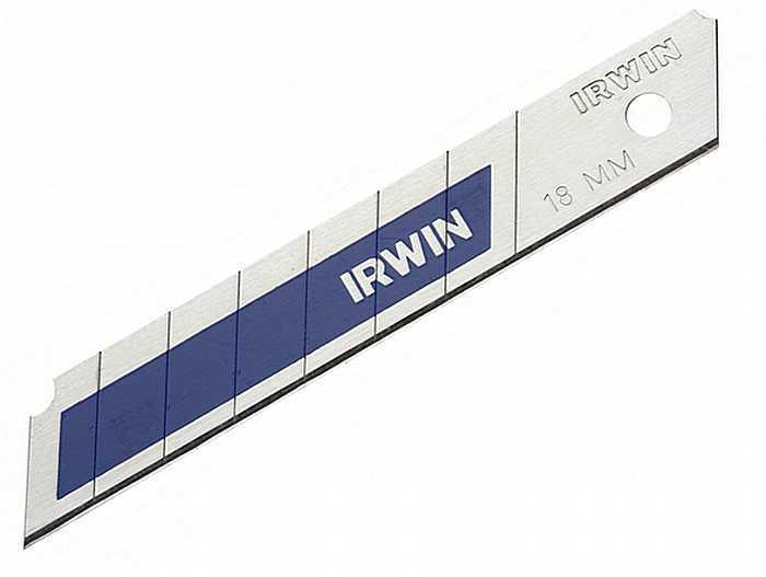 Леза IRWIN з відламуючим сегментом 18 мм 5 шт