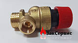Латунний запобіжний клапан 1/2 з виходом під манометр 111434, фото 6