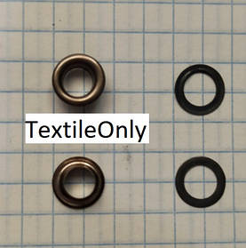 Блискавка 200 колір темний нікель 4 мм