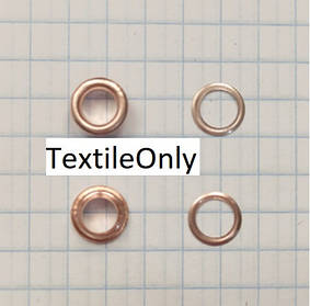 Блискава 200 колір світле золото 4 мм