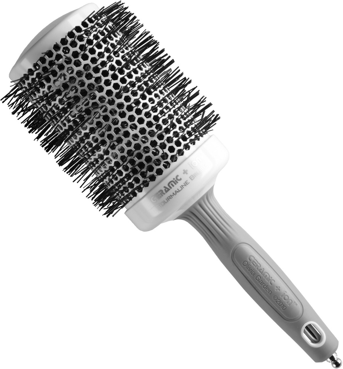OLIVIA GARDEN CERAMICA+ION TOURMALINE BRUSH CI-65. Круглий керамічний гребінець для укладання та сушіння волосся