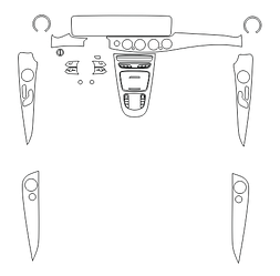 Комплект викрійок для салону MERCEDES-BENZ E-CLASS AMG 63 2020