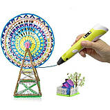 3D Ручка c набором Еко Пластику PLA(Pen 3D-2 з адаптером), фото 2