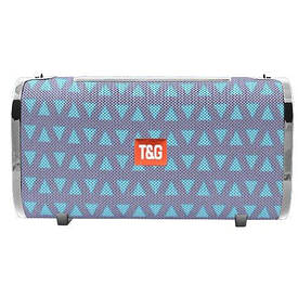 Портативна блююз колонка T&G TG123 blue/grey