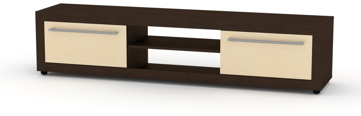 Тумба під ТВ МГ-1 венге комбі Компаніт (1940x40х43 см), фото 1