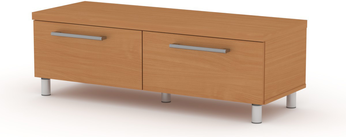 Тумба під ТВ МГ-2 бук КОМПАНІТ (110x40x36.4 см), фото 1