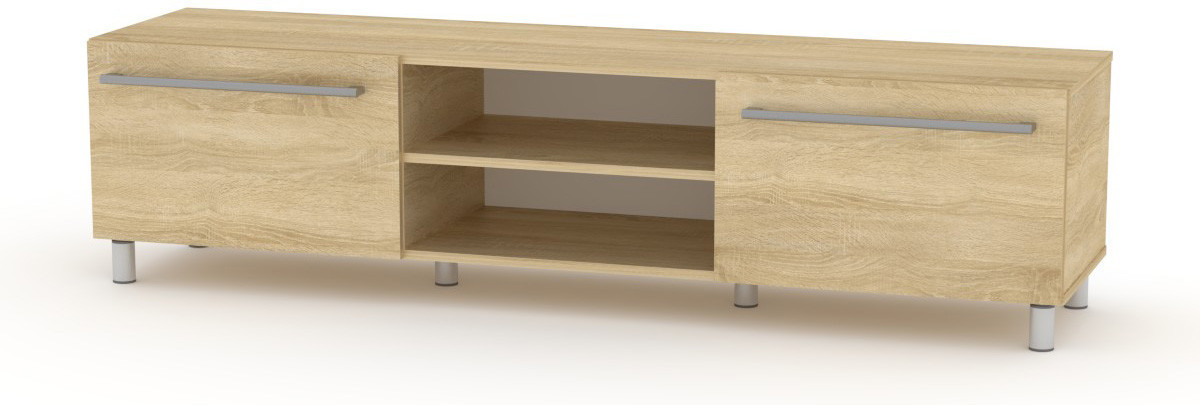 Тумба під ТВ МГ-3 дуб сонома КОМПАНІТ (170x41.6х43 см), фото 1