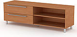 Тумба під ТВ МГ-4 Тумба-1 бук КОМПАНІТ (150х42х48 см), фото 4