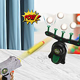 Інтерактивна гра Повітряний тир літаючі мішені пістолет із дротиками повітряні кульки Hover Shot AN, фото 8