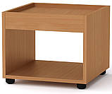 Стіл журнальний-1 МГ-6 Компаніт білий (42х42х35 см), фото 7