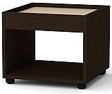 Стіл журнальний-1 МГ-6 Компаніт білий (42х42х35 см), фото 5