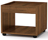 Стіл журнальний-1 МГ-6 Компаніт білий (42х42х35 см), фото 9