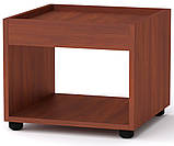 Стіл журнальний-1 МГ-6 Компаніт білий (42х42х35 см), фото 3