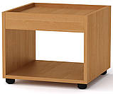 Стіл журнальний-1 МГ-6 Компаніт білий (42х42х35 см), фото 6