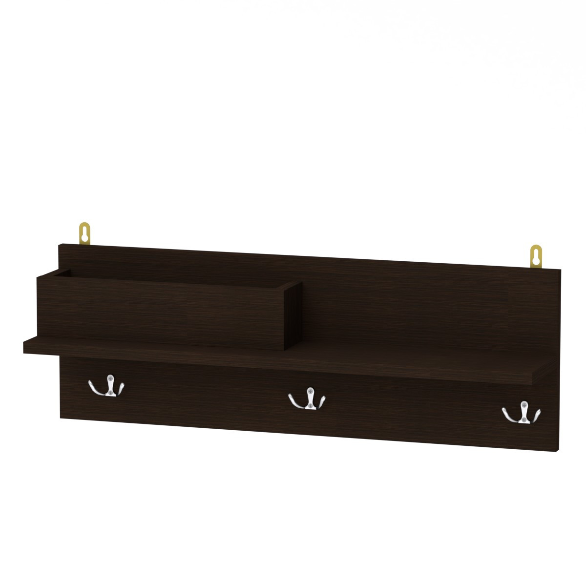 Вішалка В-6 П-31 Компаніт Венге темний (70х14,2х24 см), фото 1