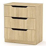 Комод 3М білий Компаніт (61х38х69 см), фото 7