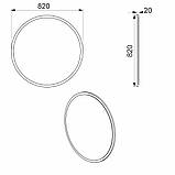 Дзеркало-5 Горіх екко Компаніт (82 x82 см), фото 7