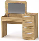 Трюмо-9 Венге темний Компаніт (116.7х50x81,6 см), фото 6