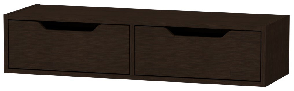 Трюмо-11 навісне КОМПАНИТ Венге темний (100х32,522 см), фото 1