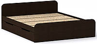 Кровать двуспальная Виола-160 с 4 ящиками Венге темный (204.2х165.2х67 см)