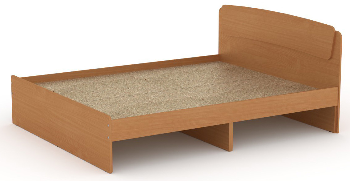 Ліжко двоспальне Класика-160 Бук (204.2х165.2х86 см) КОМПАНИТ
