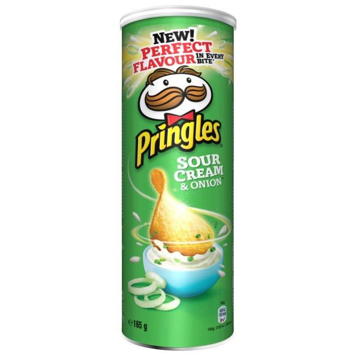 Чіпси Pringles Sour Cream & Onion, 165 г, фото 1