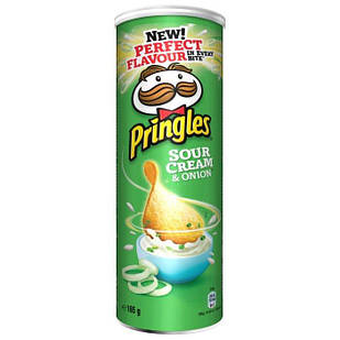 Чіпси Pringles Sour Cream & Onion, 165 г