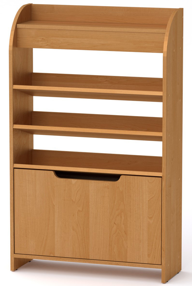 Тумба під взуття ТО-14 Вільха Компаніт (70х25х114,2 см), фото 1