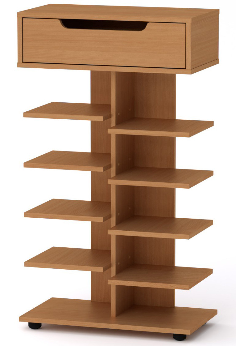 Тумба під взуття ТО-15 Бук Компаніт (60x32104,8 см), фото 1