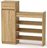 Тумба під взуття ТО-16 Вільха Компаніт (100х28х100 см), фото 5