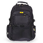 Рюкзак міський офісний GAT 712E обсяг 21 літр Black, фото 2