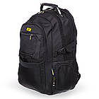 Рюкзак міський офісний GAT 712E обсяг 21 літр Black, фото 3