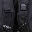 Рюкзак міський офісний GAT 712E обсяг 21 літр Black, фото 8