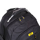 Рюкзак міський офісний GAT 712E обсяг 21 літр Black, фото 6