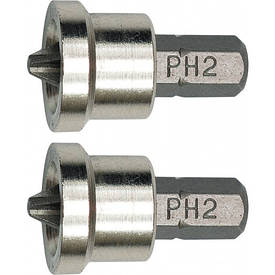 Викруткова насадка для гіпсокартону VOREL: Phillips PH2 x 25 мм. 2 (шт/уп.)