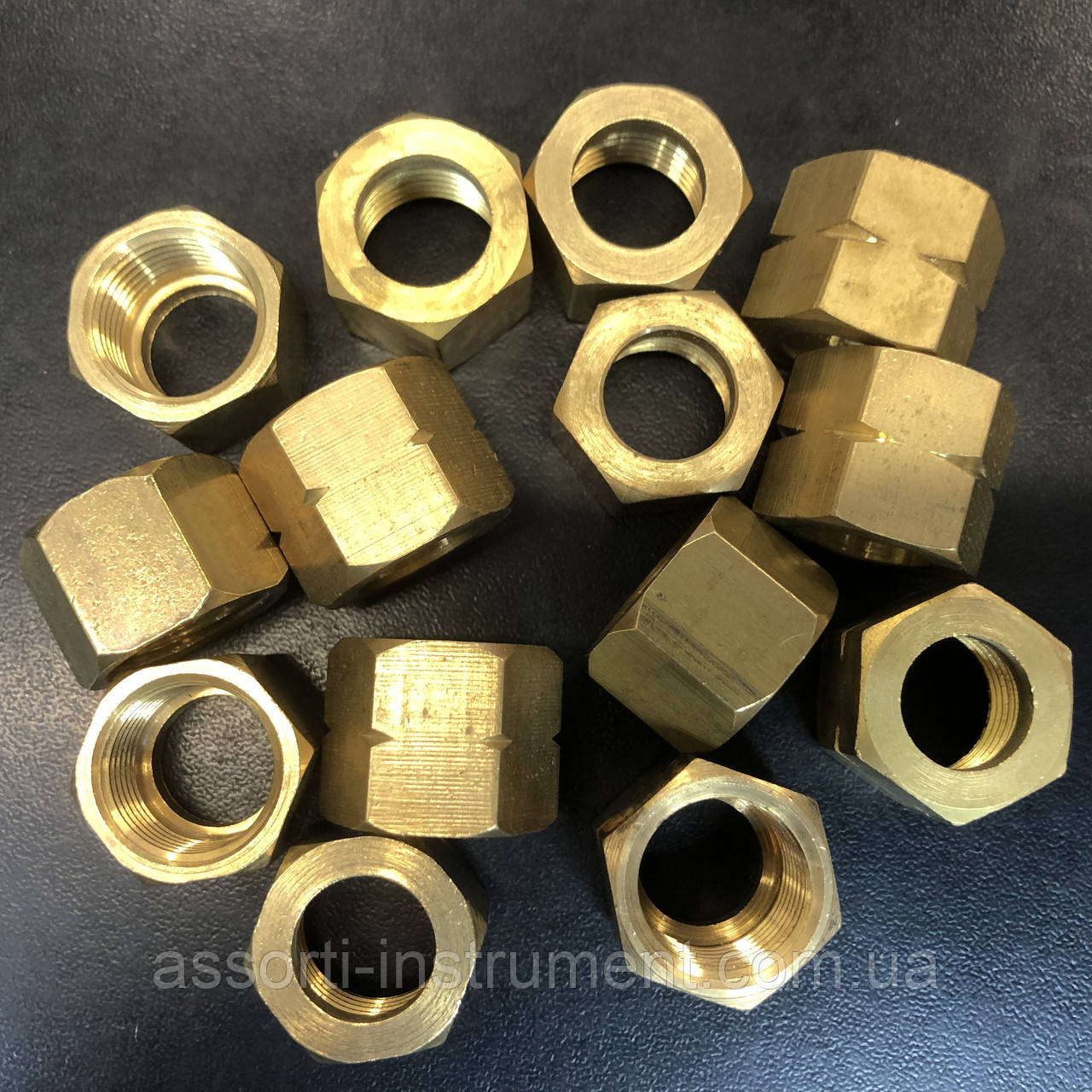 Гайка накидная М16х1,5 / М16х1,5LH ДОНМЕТ (латунная ,шестигранная) (ID ...