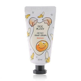 Крем для рук з екстрактом жовтка і банана daang gi ri egg planet Banana hand cream 30 мл.